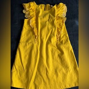 Janie and Jack Sunny Yellow Ruffle Dress